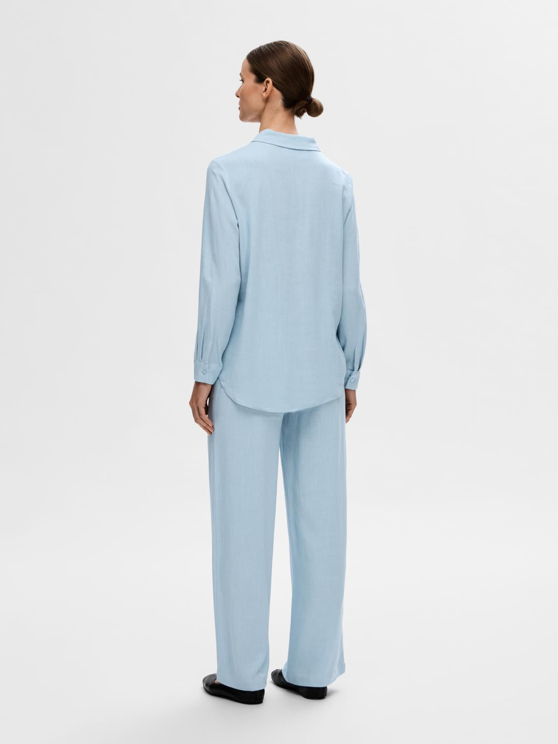 Viva lin skjorte - Blå/ Cashmere Blue