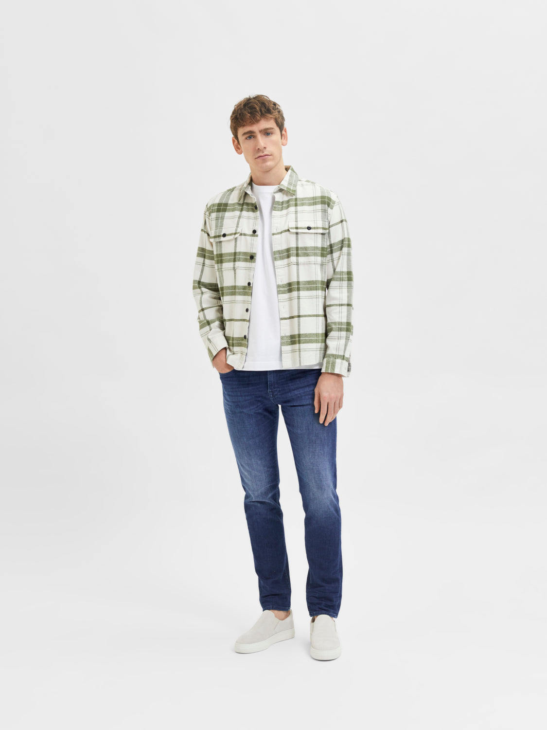 SLHSLIM-LEON Jeans - Medium Blue Denim