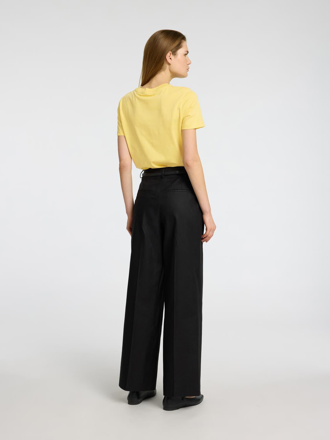 My Essential O-Neck T-Shirt - Gul/ Sundress
