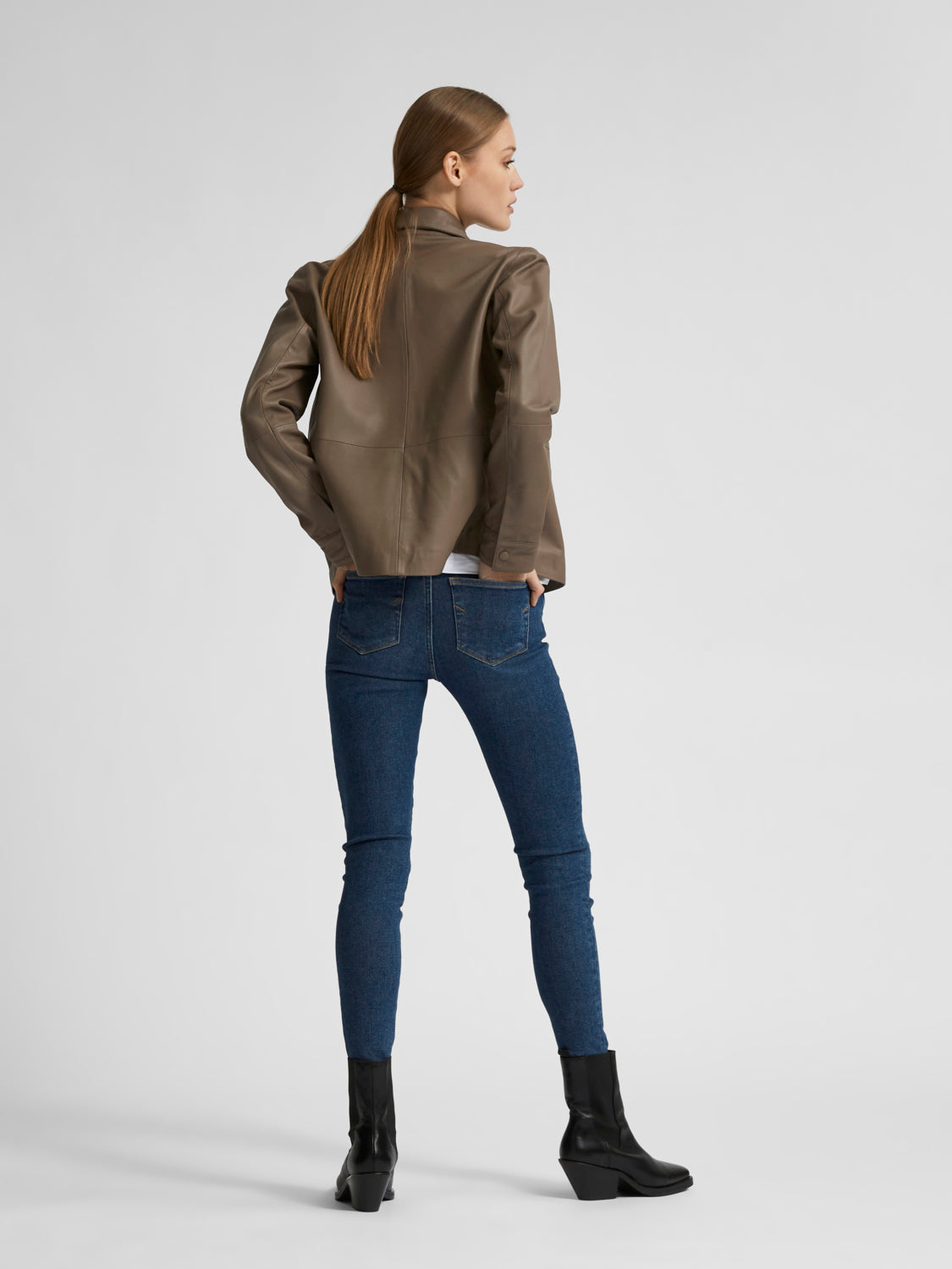 Sophia Jeans - Blå/ Dark Blue Denim