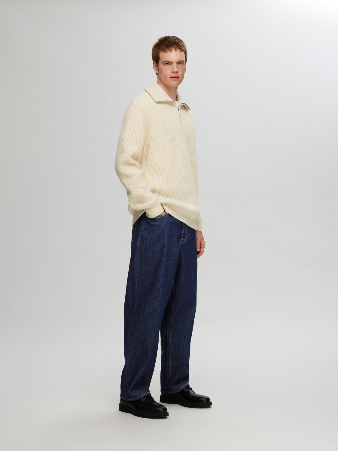 Loose Kobe 3074 Jeans - Blå/ Dark Blue Denim