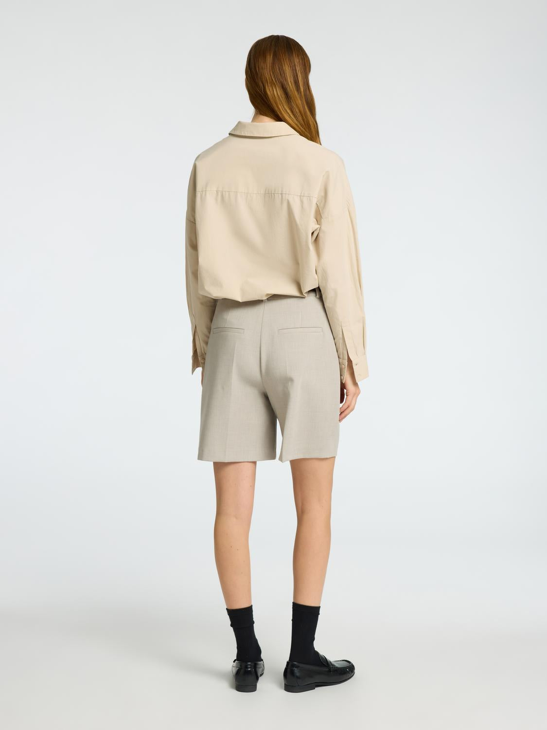 Rita Shorts - Beige/ Island Fossil