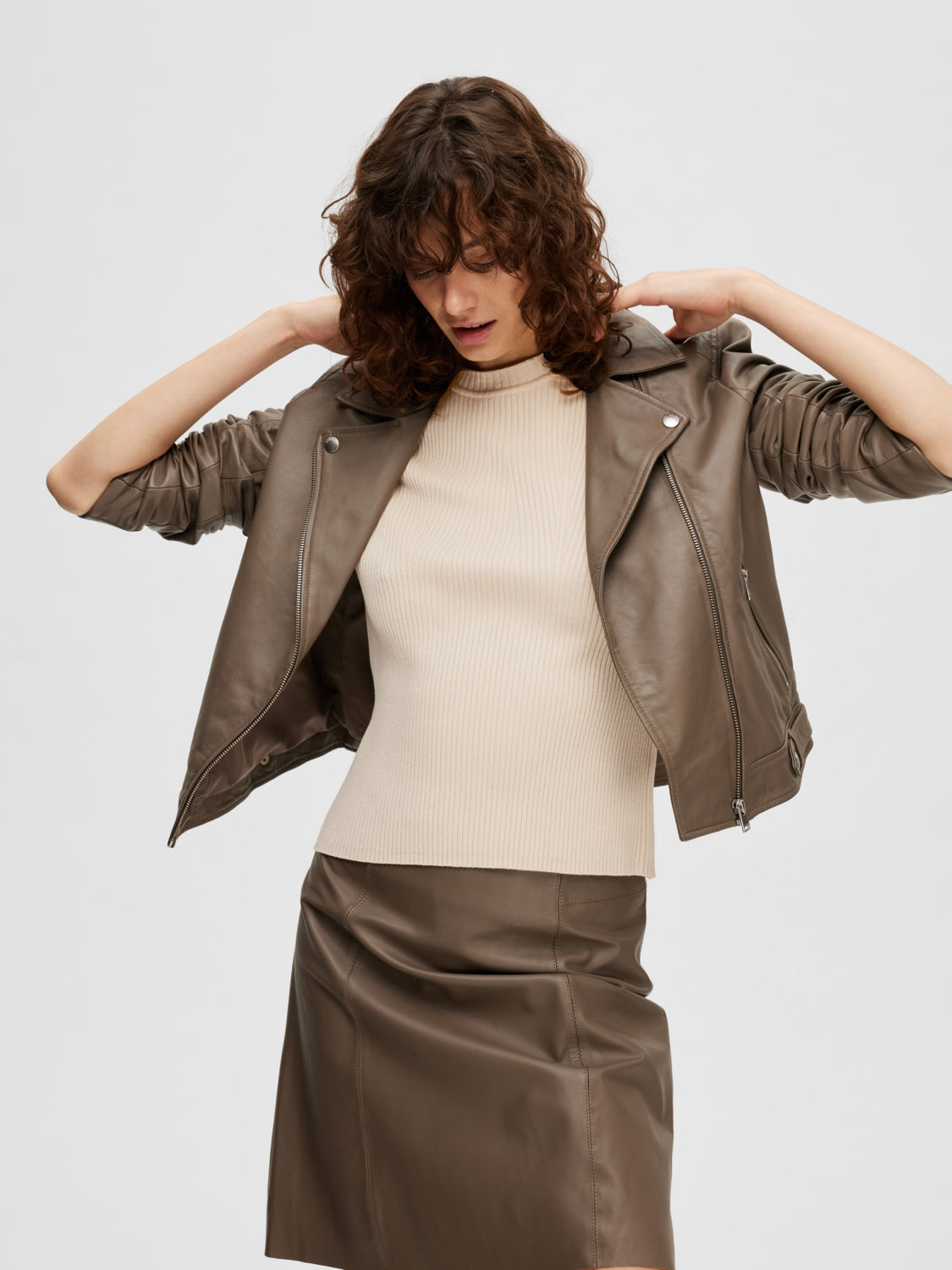 Mala genser - Beige/ Birch