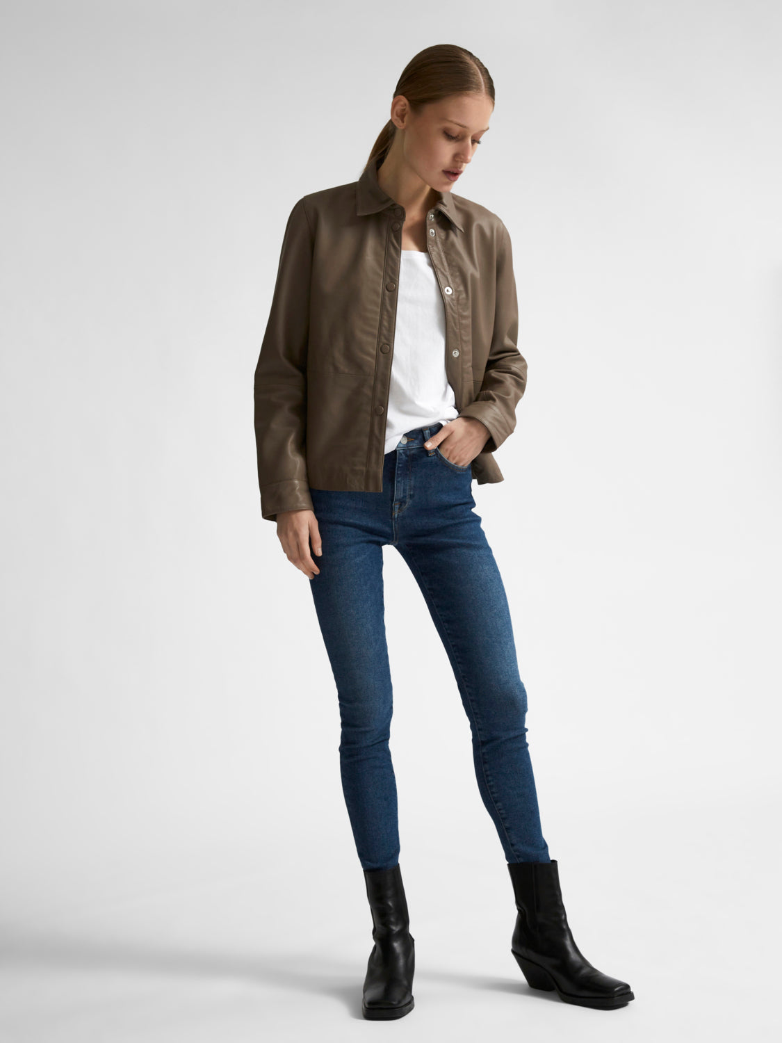 Sophia Jeans - Blå/ Dark Blue Denim