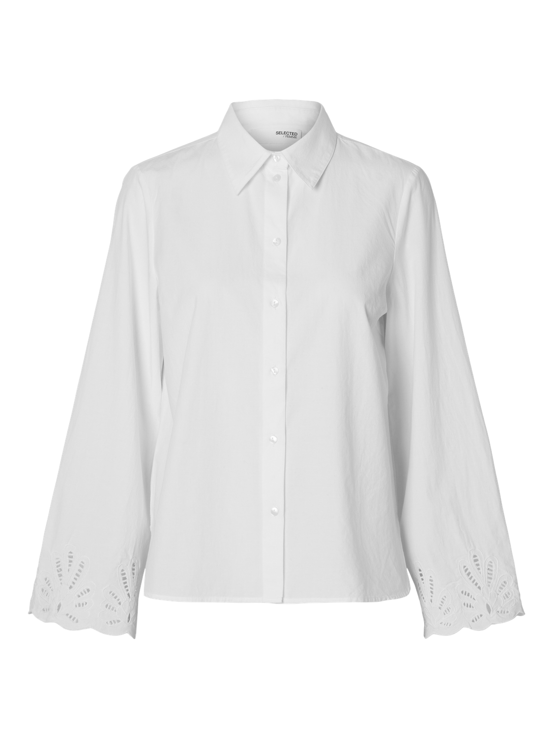 Dahlia Lang Arm Skjorte - Hvit/ Bright White