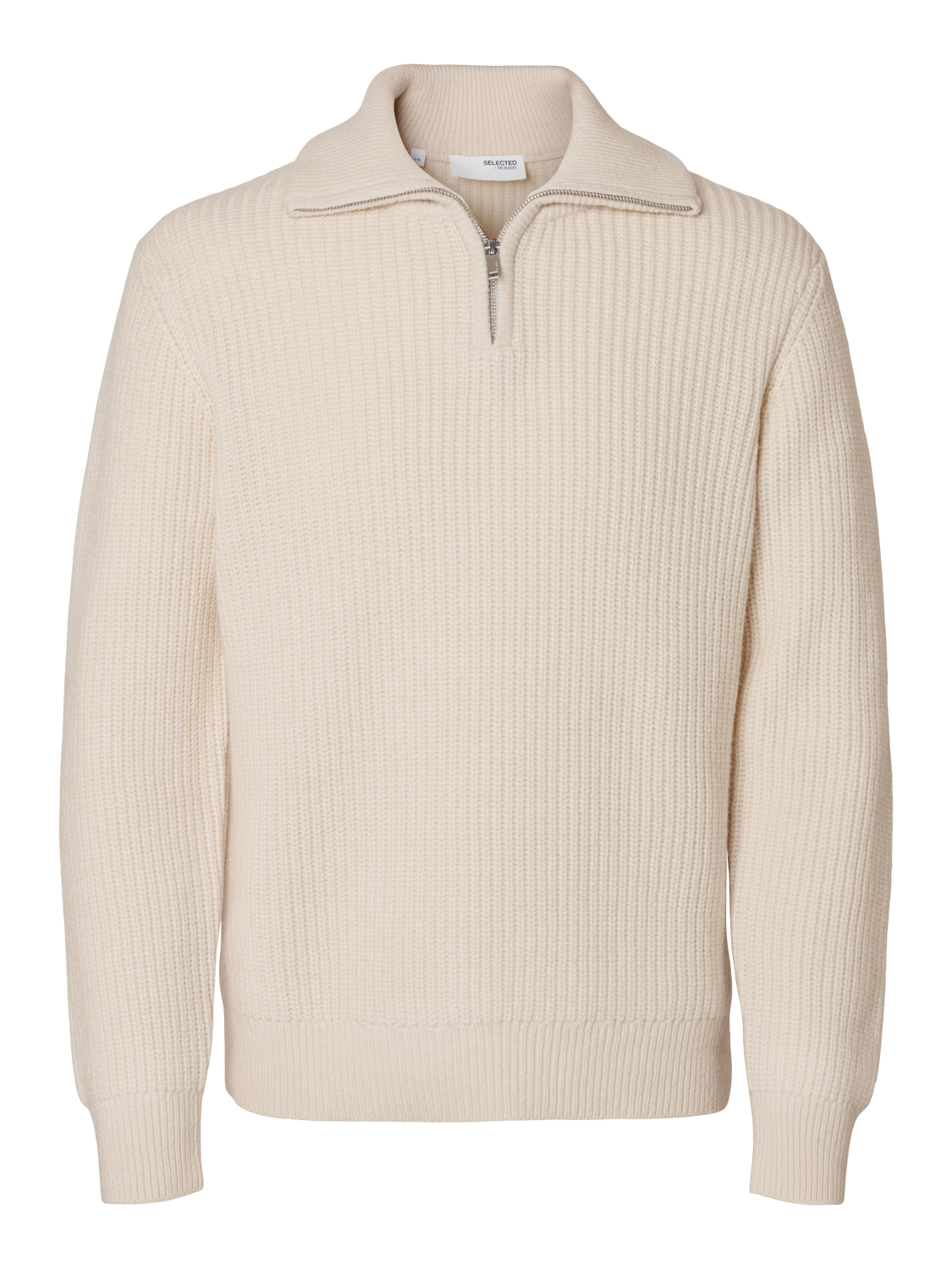 Land Strikket Genser - Beige/ Tofu
