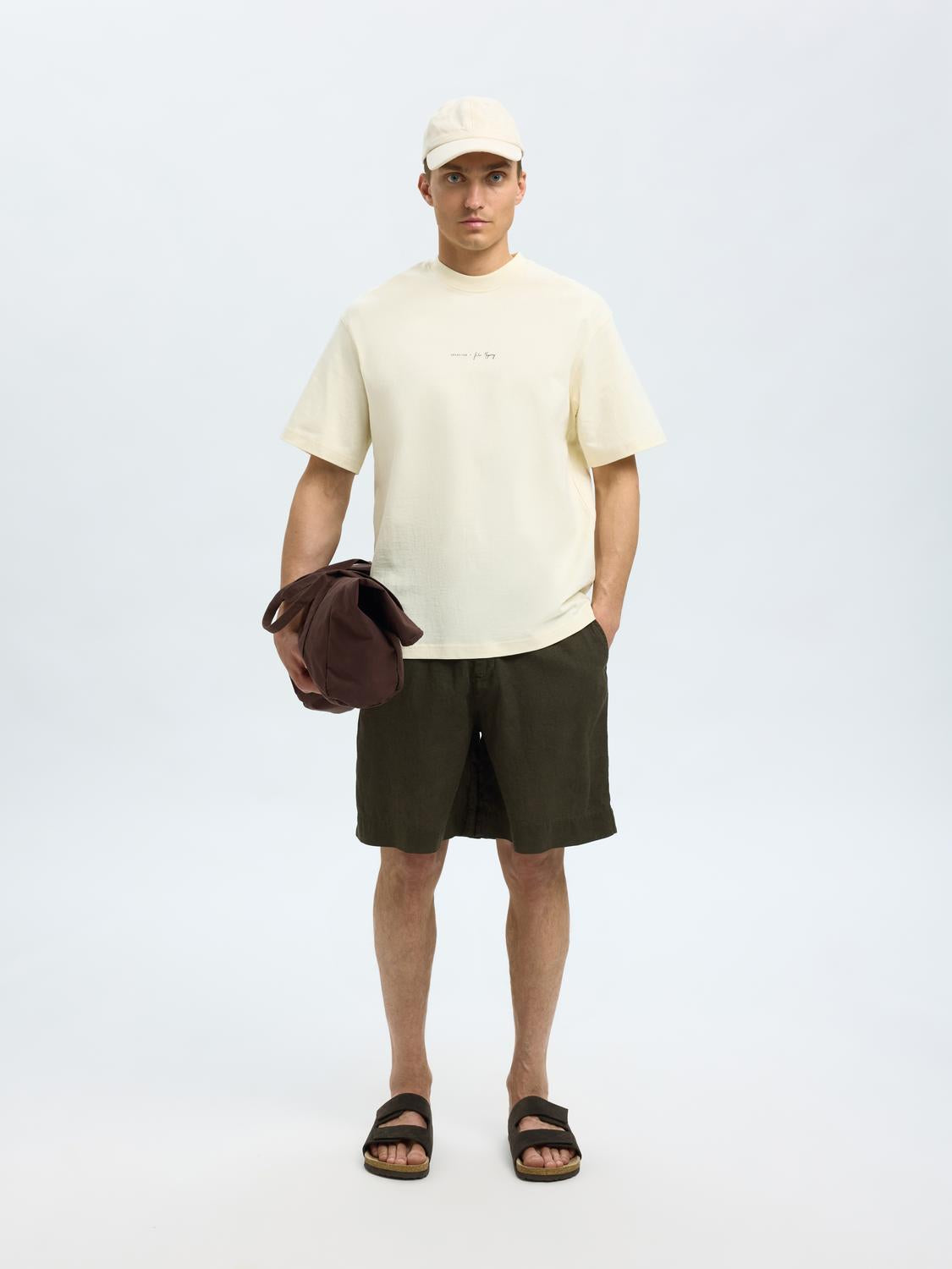 Kai T-Skjorte - Beige/ Egret