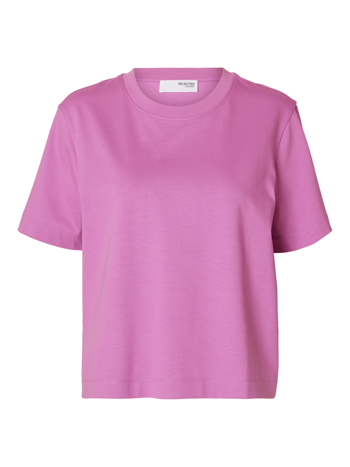 Essential Boxy T-Skjorte - Rosa/ First Bloom