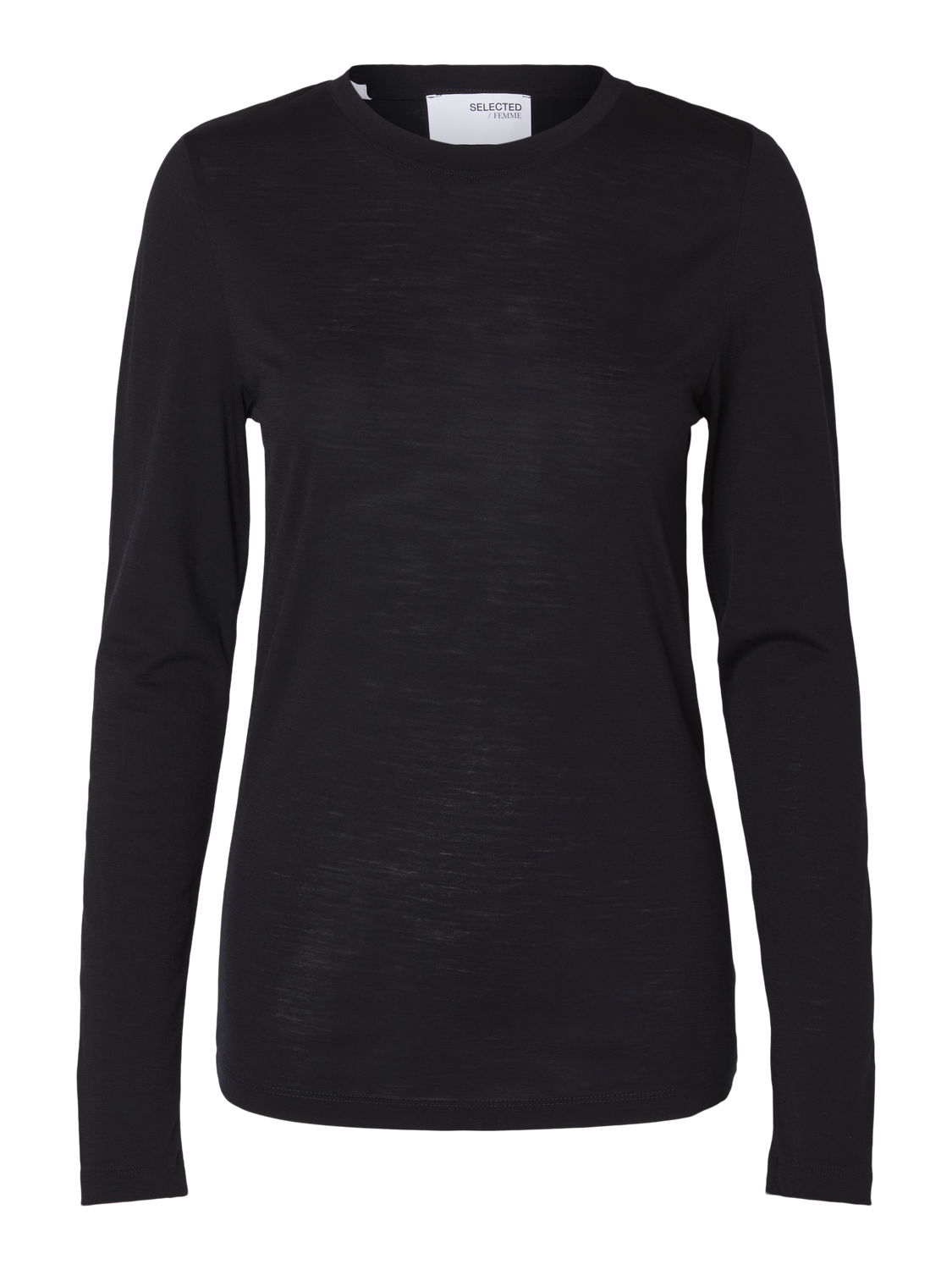 Wola O-Neck Topp - Sort/ Black