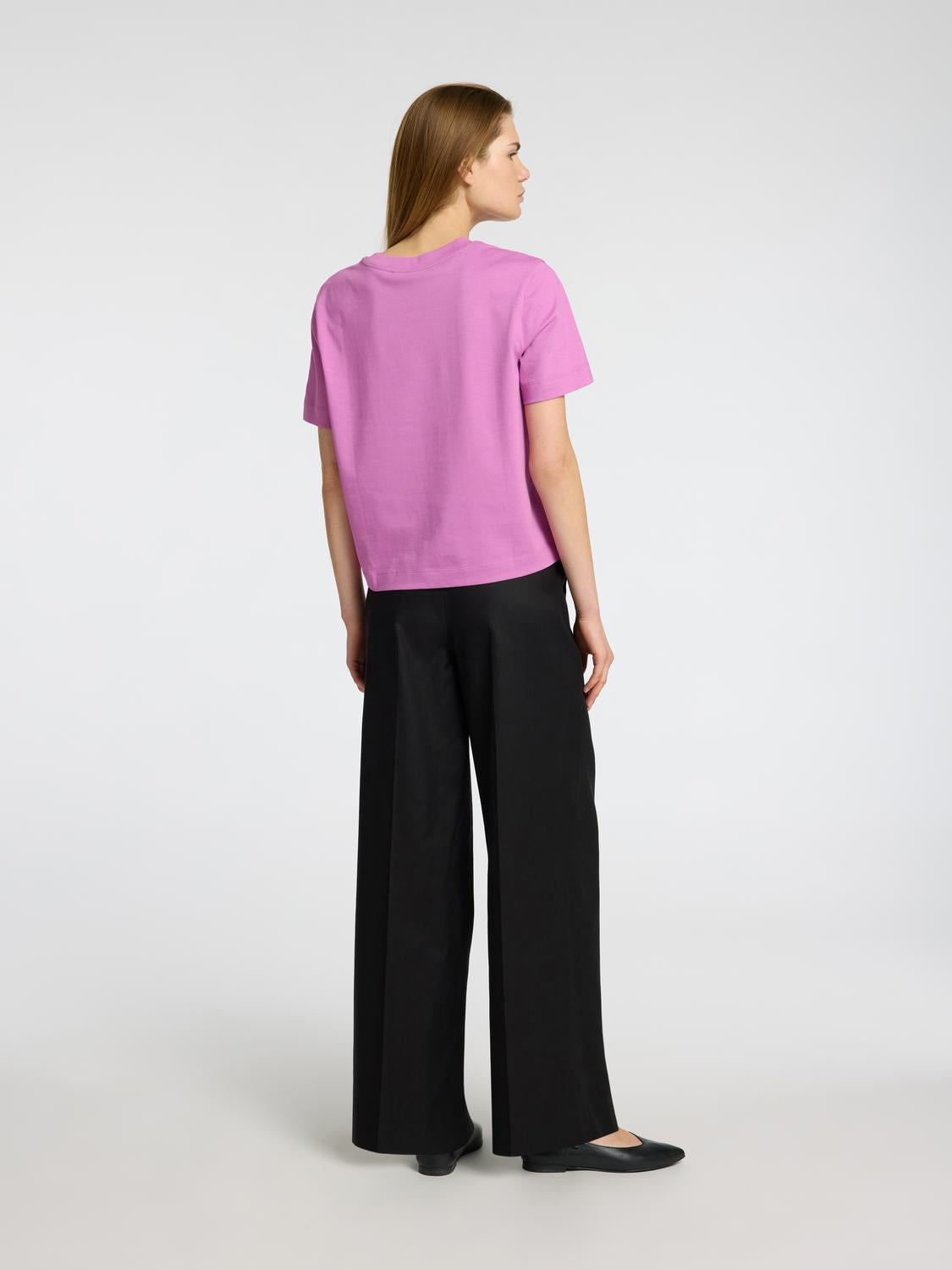 Essential Boxy T-Skjorte - Rosa/ First Bloom