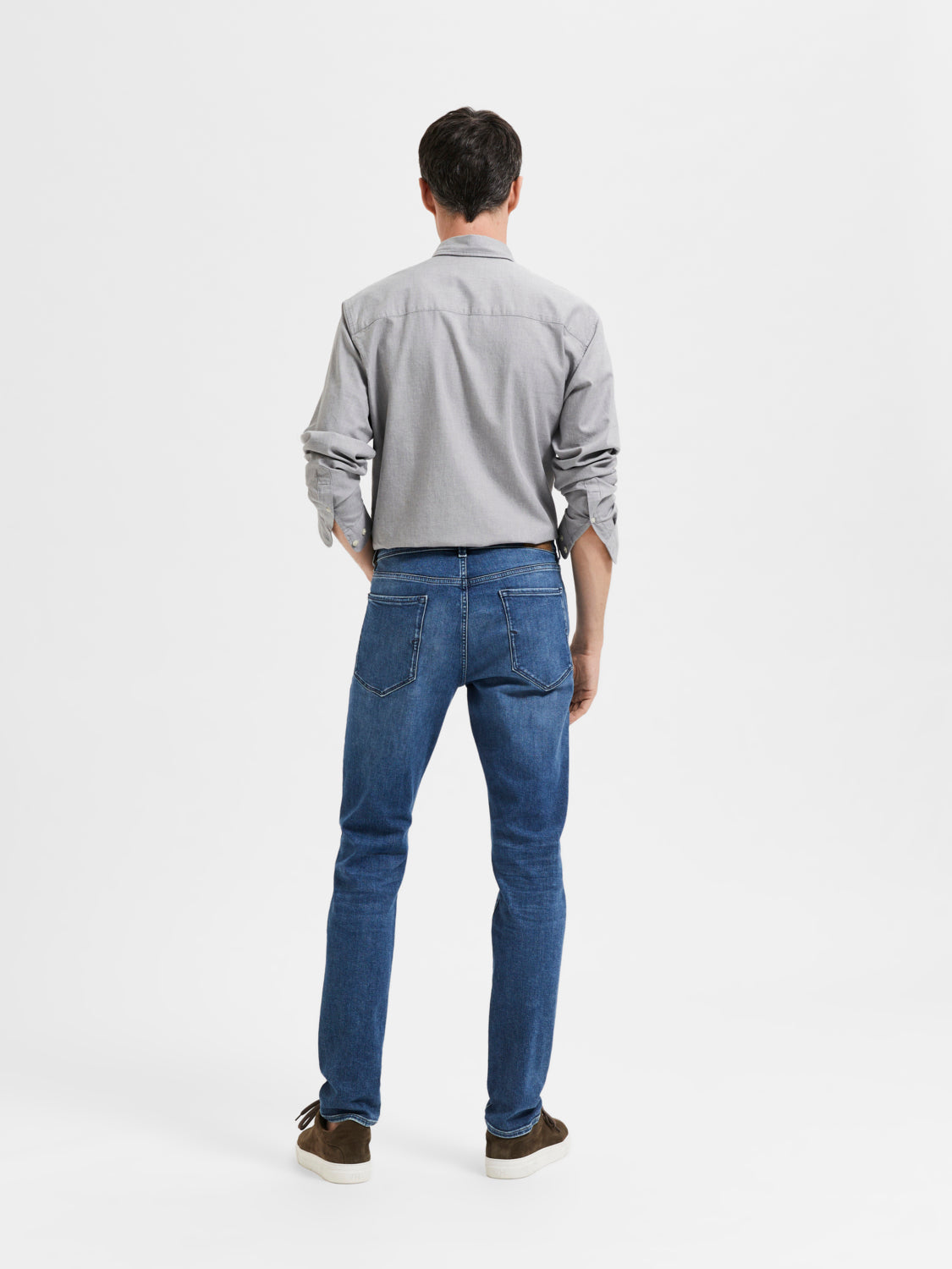 SELECTED HOMME - 175-SLIM LEON 31601 Jeans - Medium Blue Denim