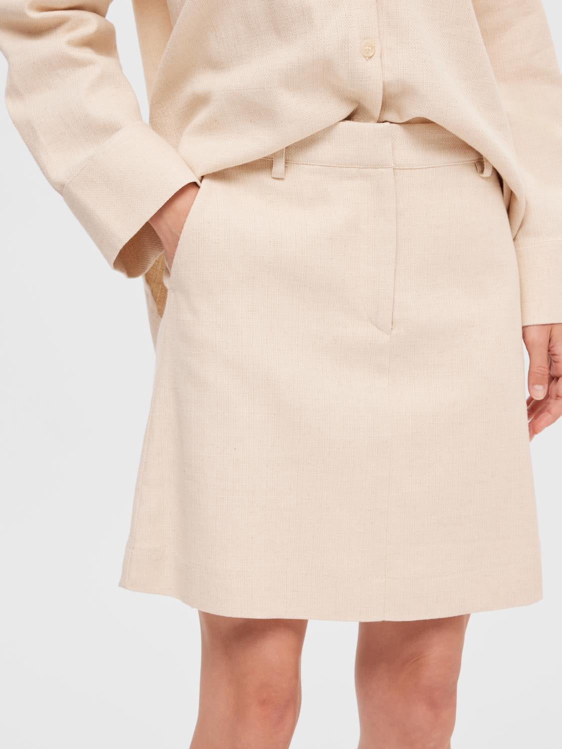 SLFMARA Mini Skirt - Sandshell