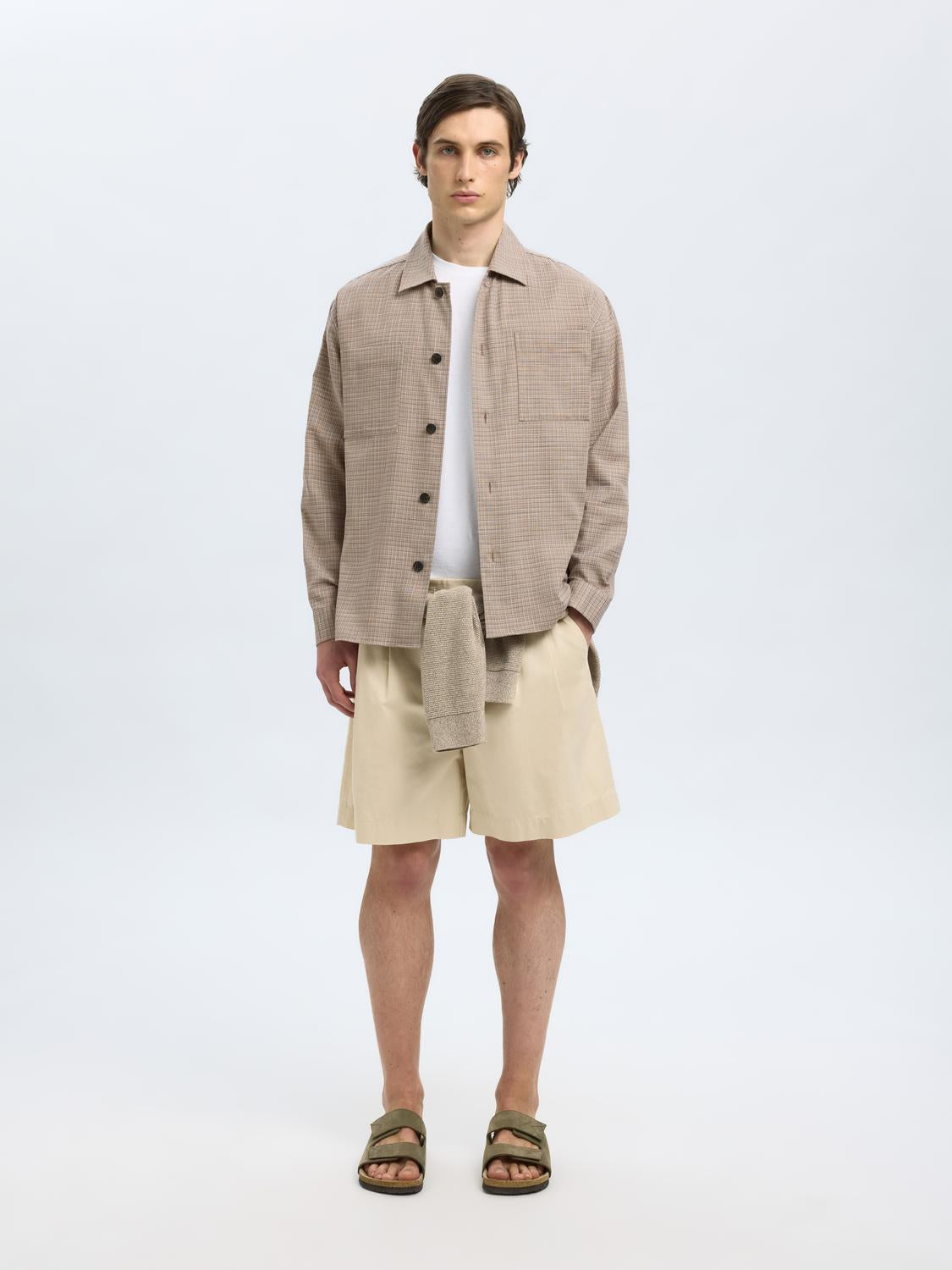 Henry Overshirt - Beige/ Sand