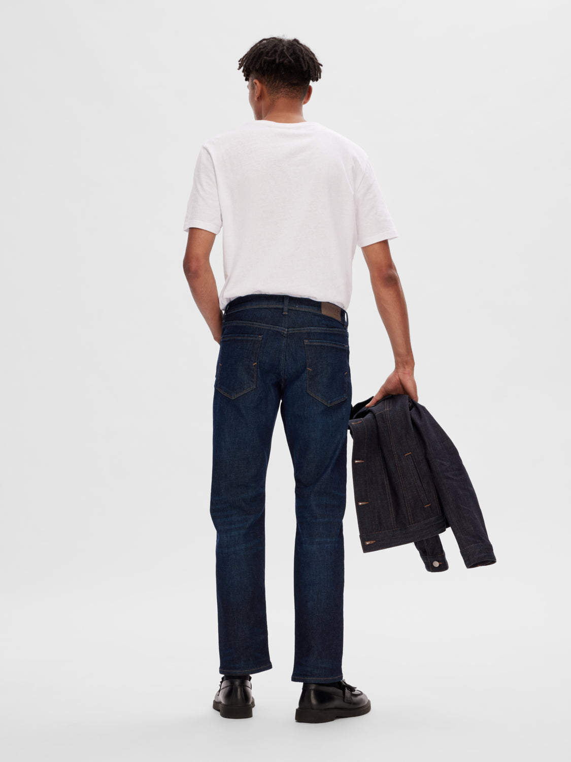 SLH196-STRAIGHTSCOTT Jeans - Blue Denim