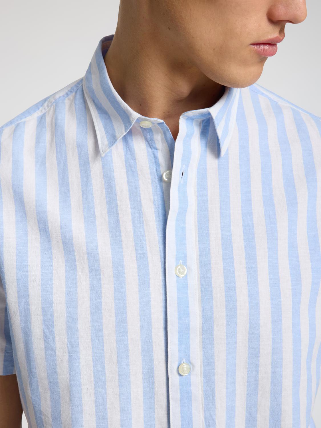Regular Sun Kort Arm Skjorte - Cashmere Blue