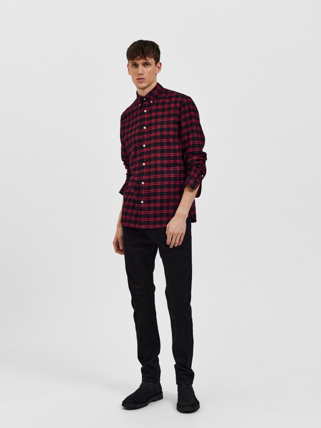 SELECTED HOMME - 175-SLIM Leon 24001 Jeans - Black Denim