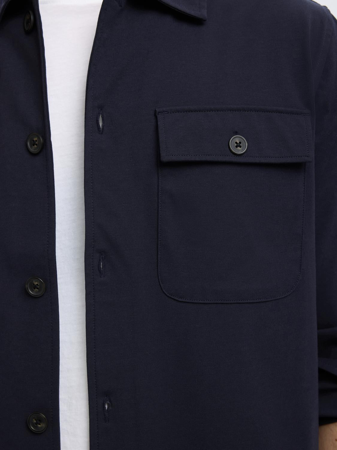 Lorent Overshirt - Blå/ Dark Sapphire