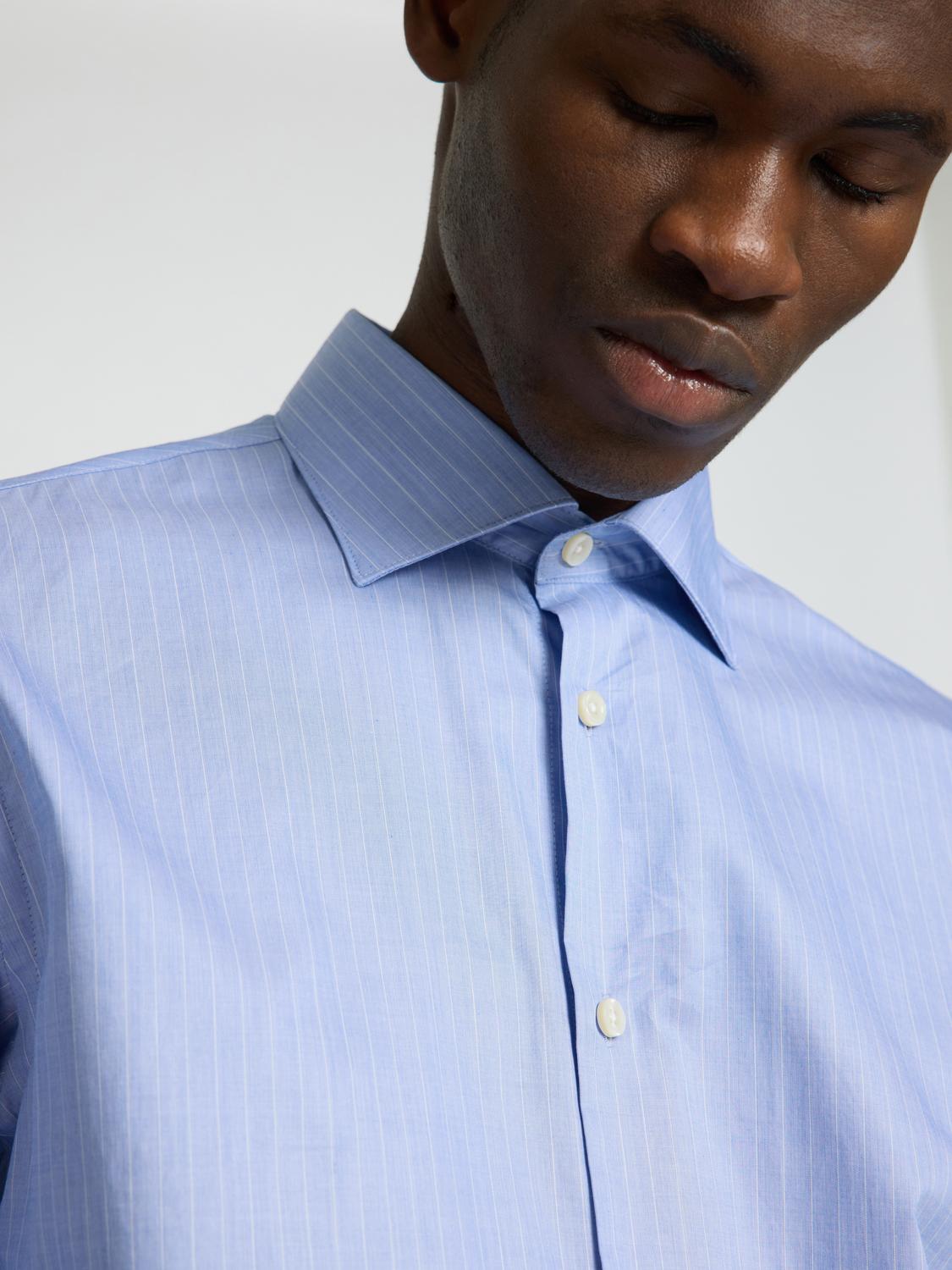 Slim Graham Skjorte - Blå/ Chambray Blue