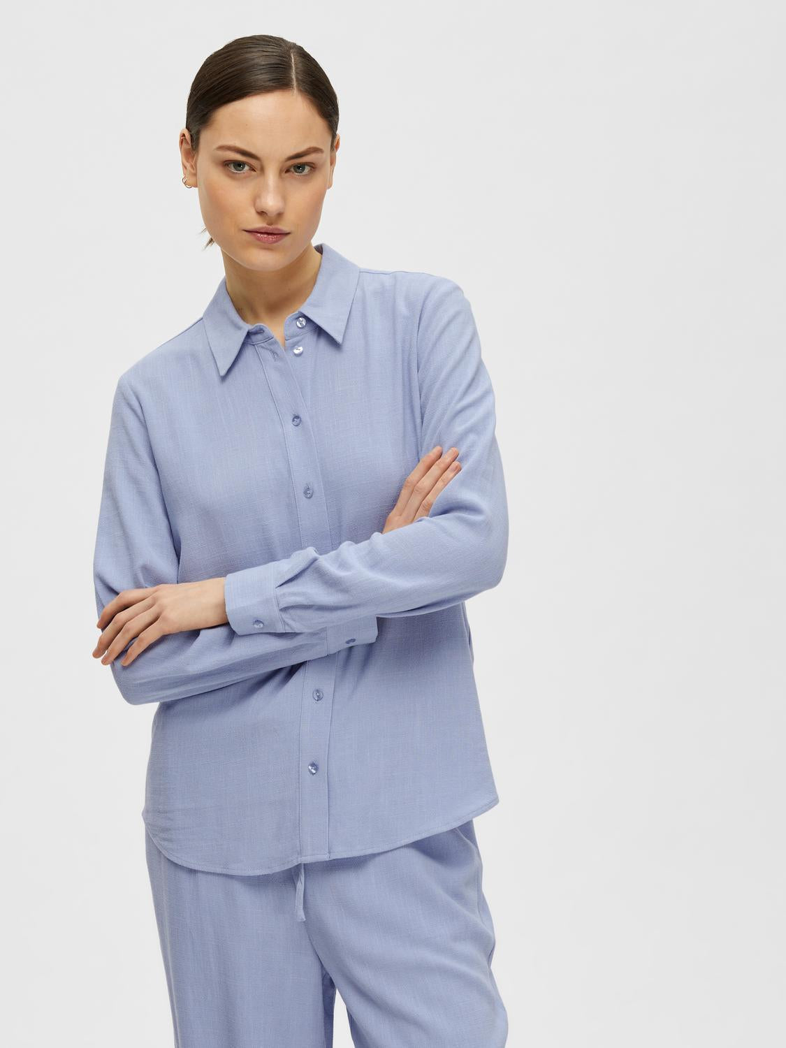 SLFVIVA Shirt - Blue Heron