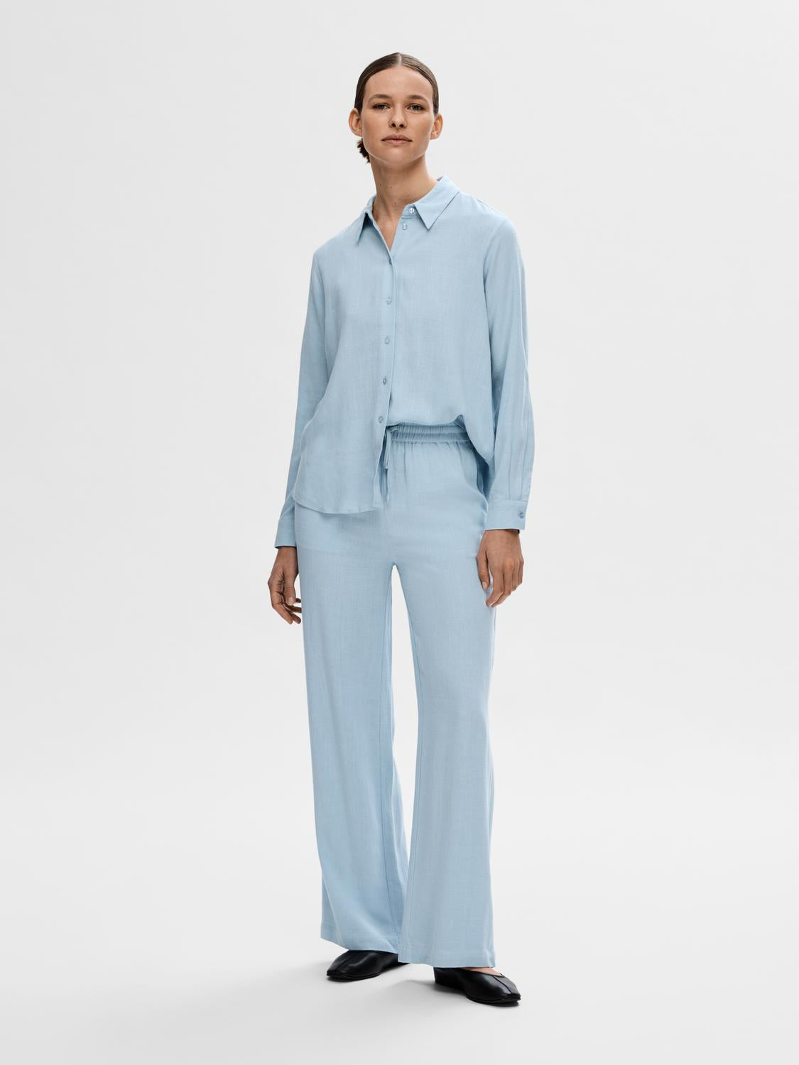 Viva Gulia linbukse - LyseBlå/ Cashmere Blue