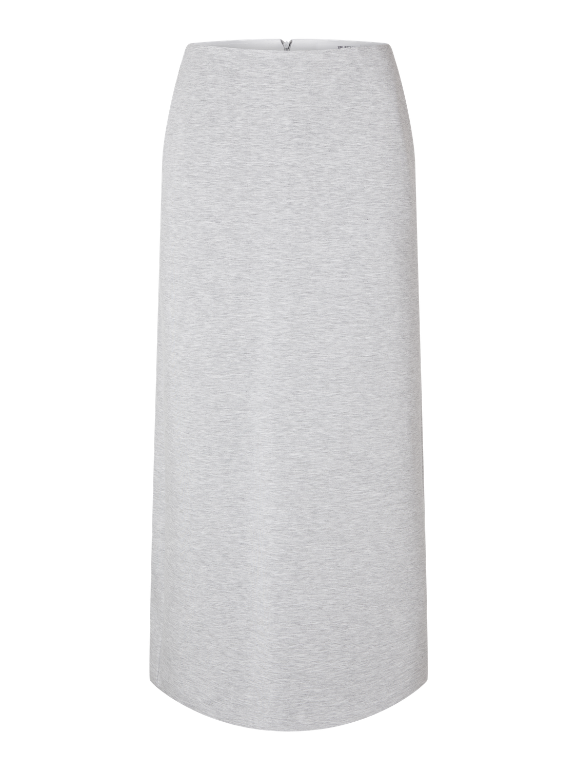 Jamila Midi Skjørt - Grå/ Light Grey Melange