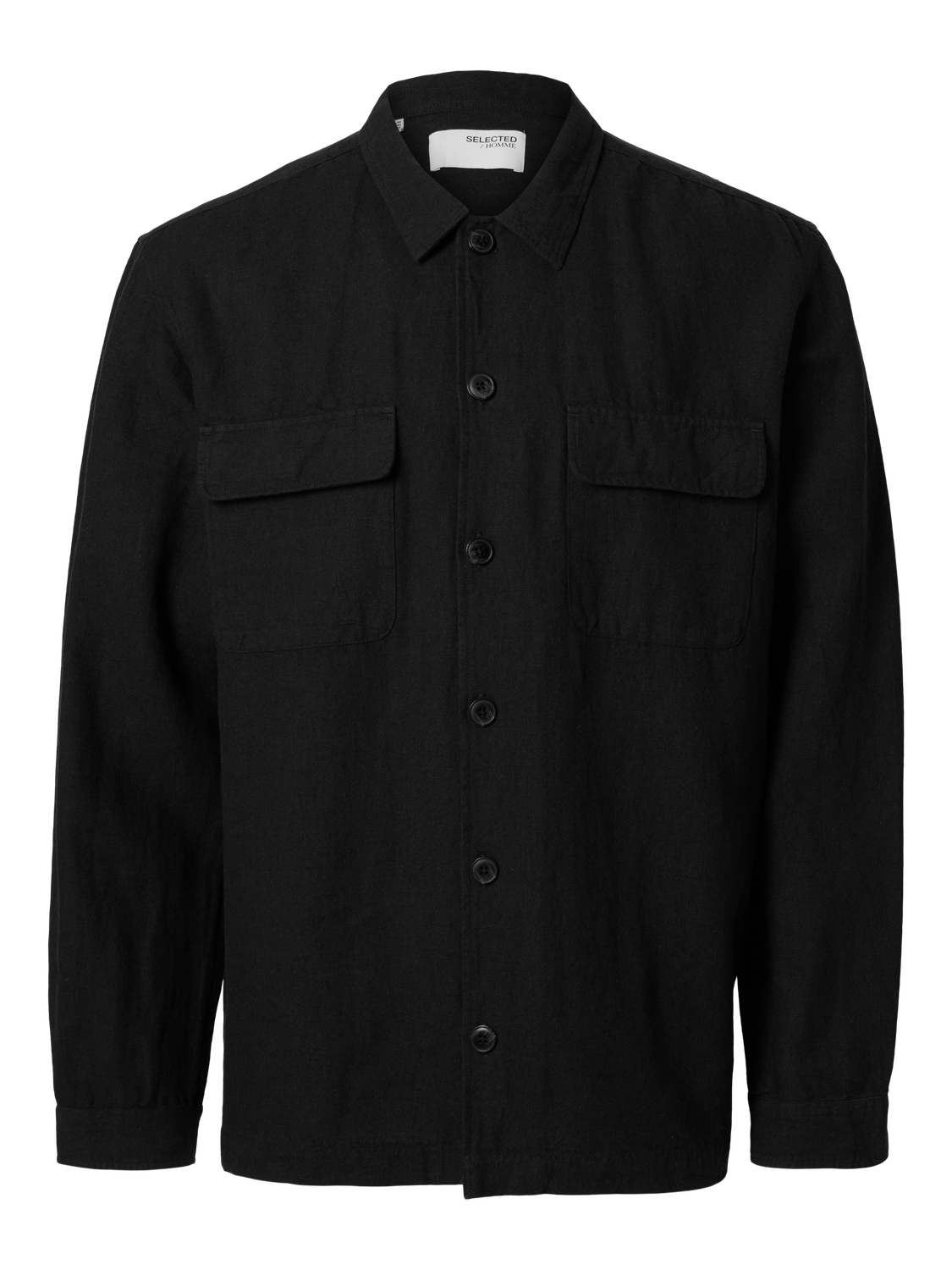 Leroy Lin Overshirt - Sort/ Black