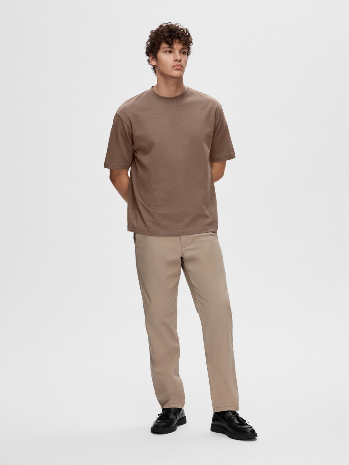 Loose Oscar T-Shirt - Brun/ Morel