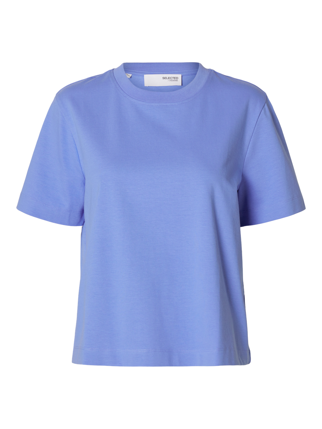 Essential Boxy T-Shirt - Blå/ Cornflower Blue