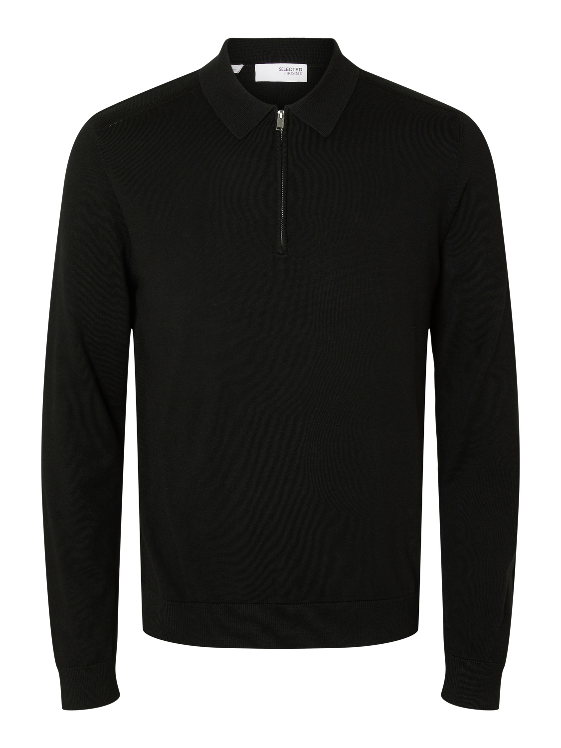 Berg Half Zip Genser - Black