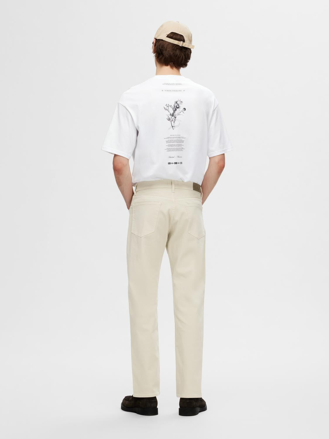 Straight Ben Marlon Jeans - Beige/ Oatmeal