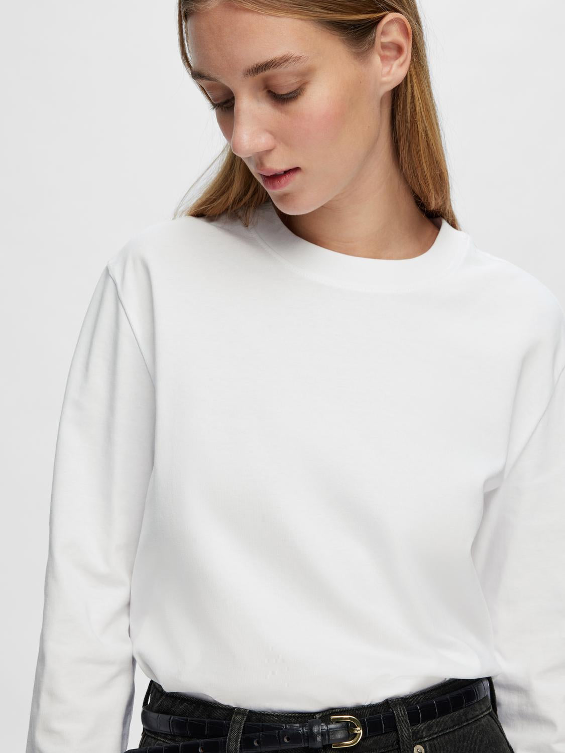 Essential Boxy T-Skjorte - Bright White