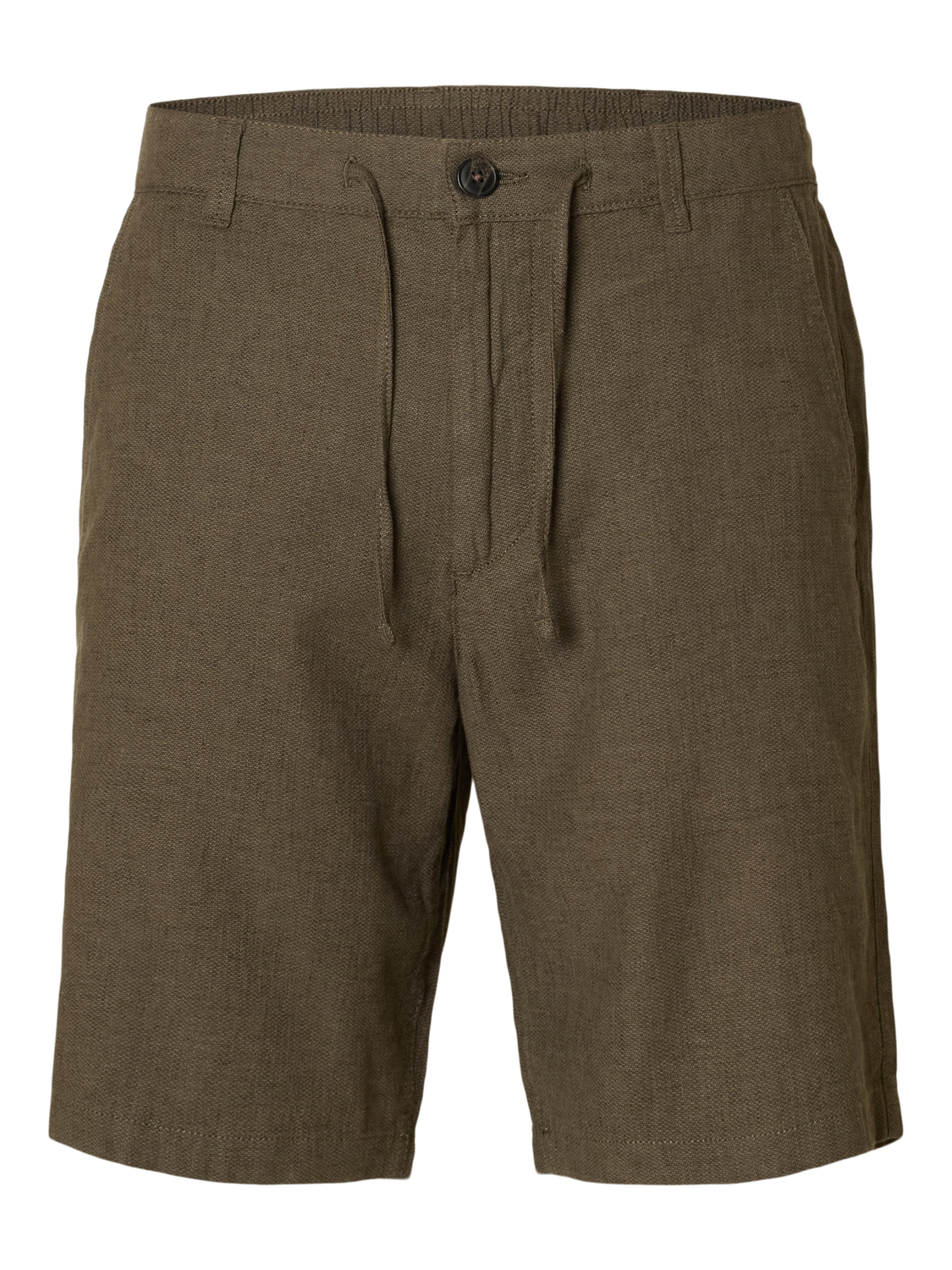 Regular Brody Lin Shorts - Grønn/ Forest Night