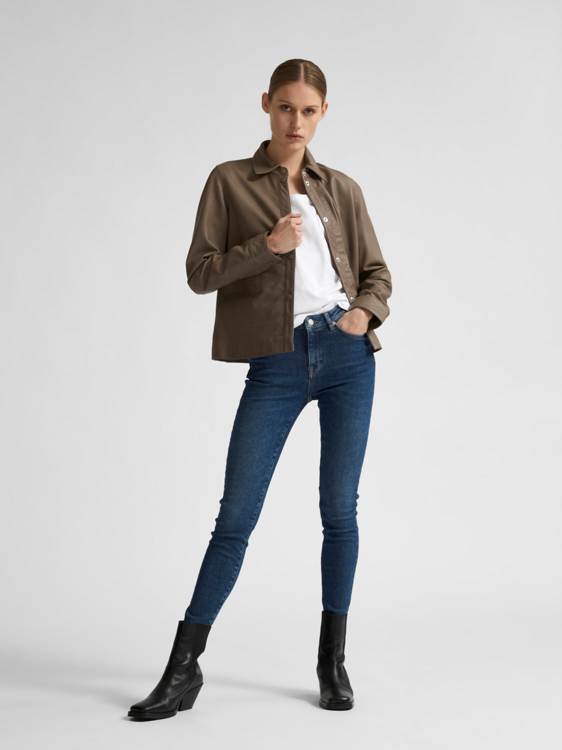 Sophia Jeans - Blå/ Dark Blue Denim