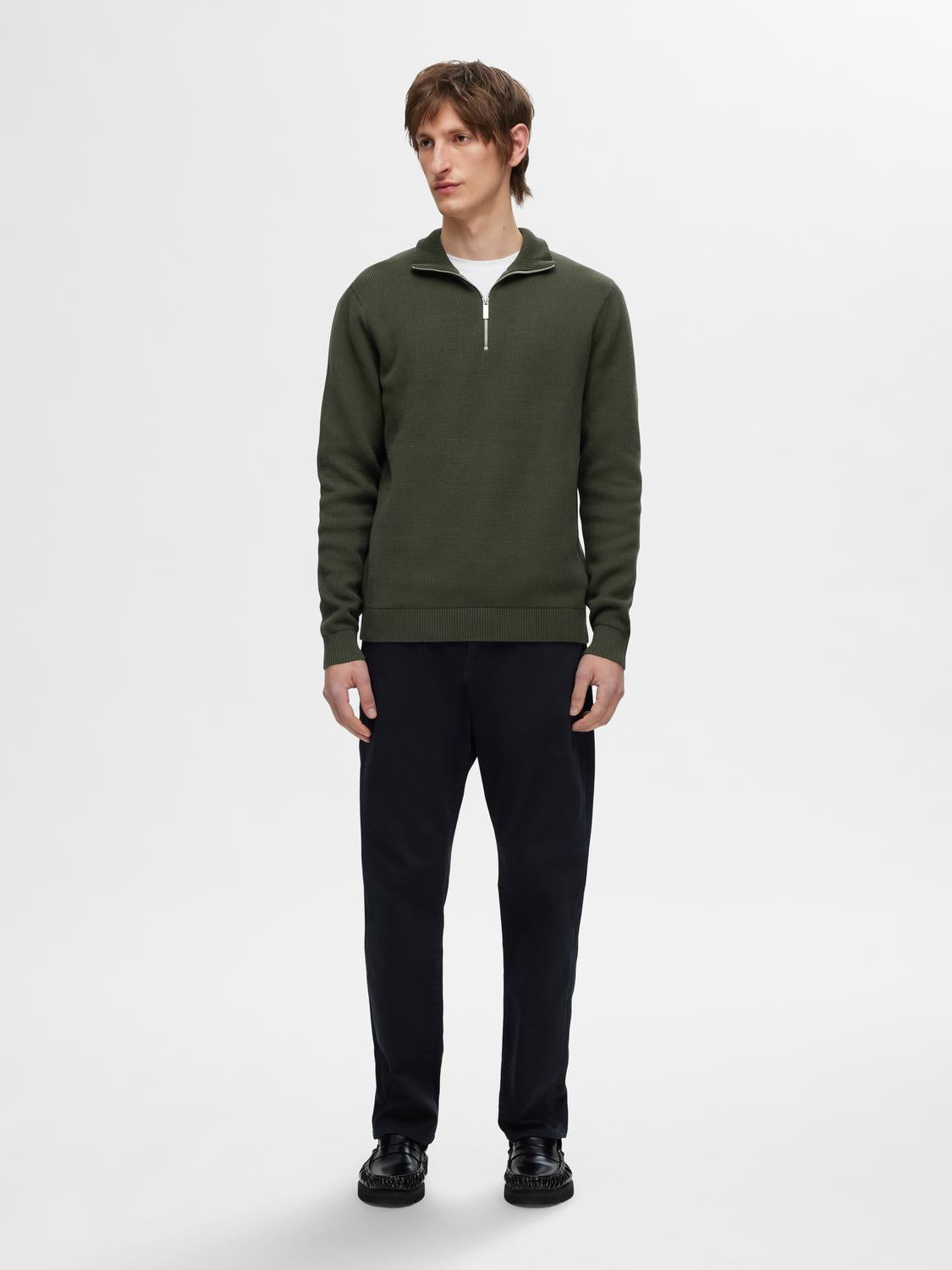 Dane Half-Zip Genser - Grønn/ Forest Night