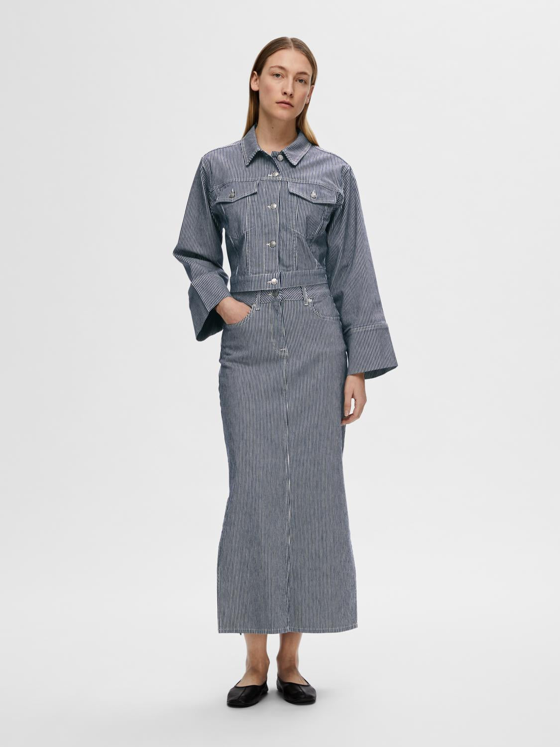 Myra Denim Skjørt - Blå/ Medium Blue Denim