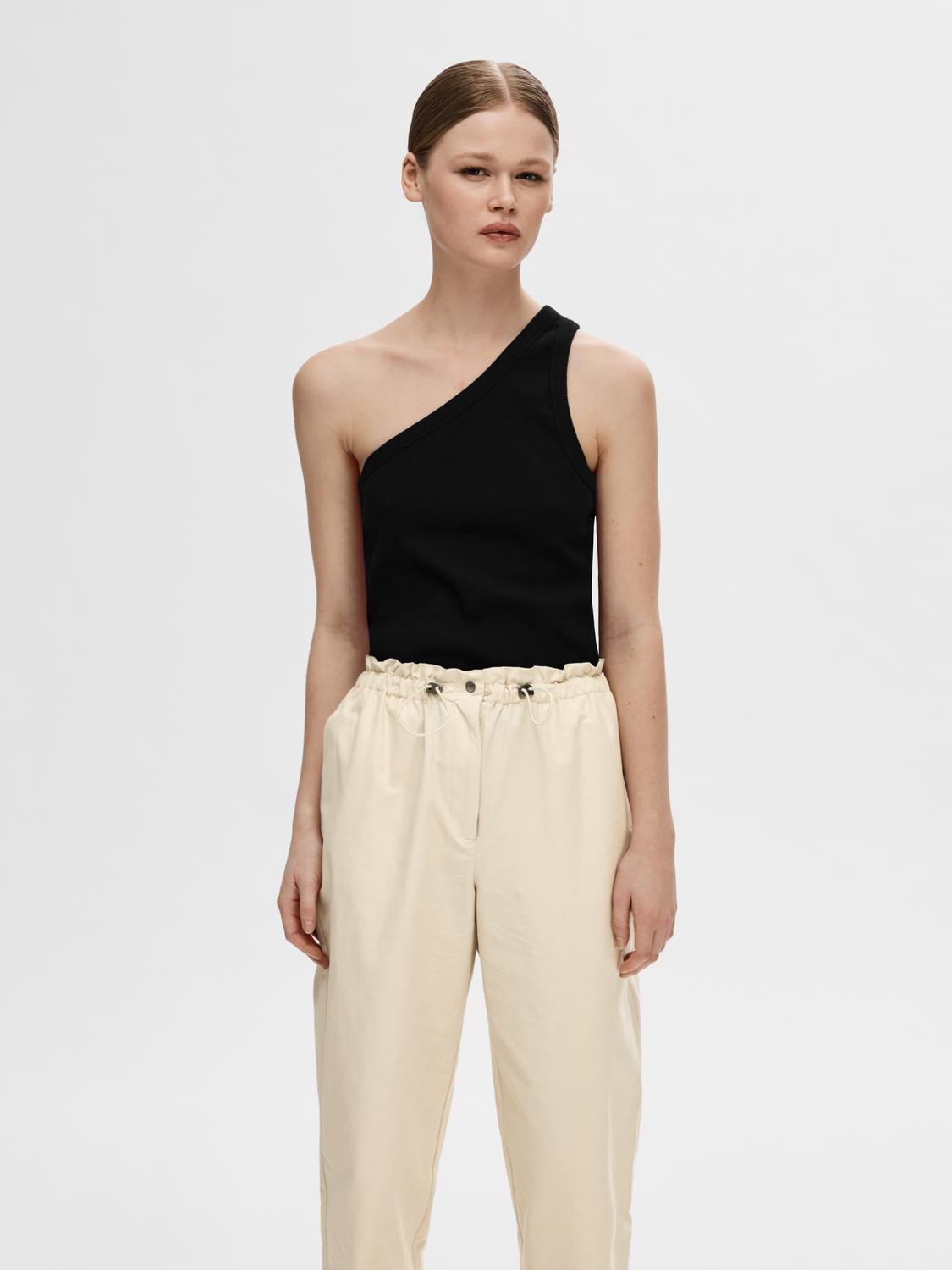 Anna tank topp - Sort