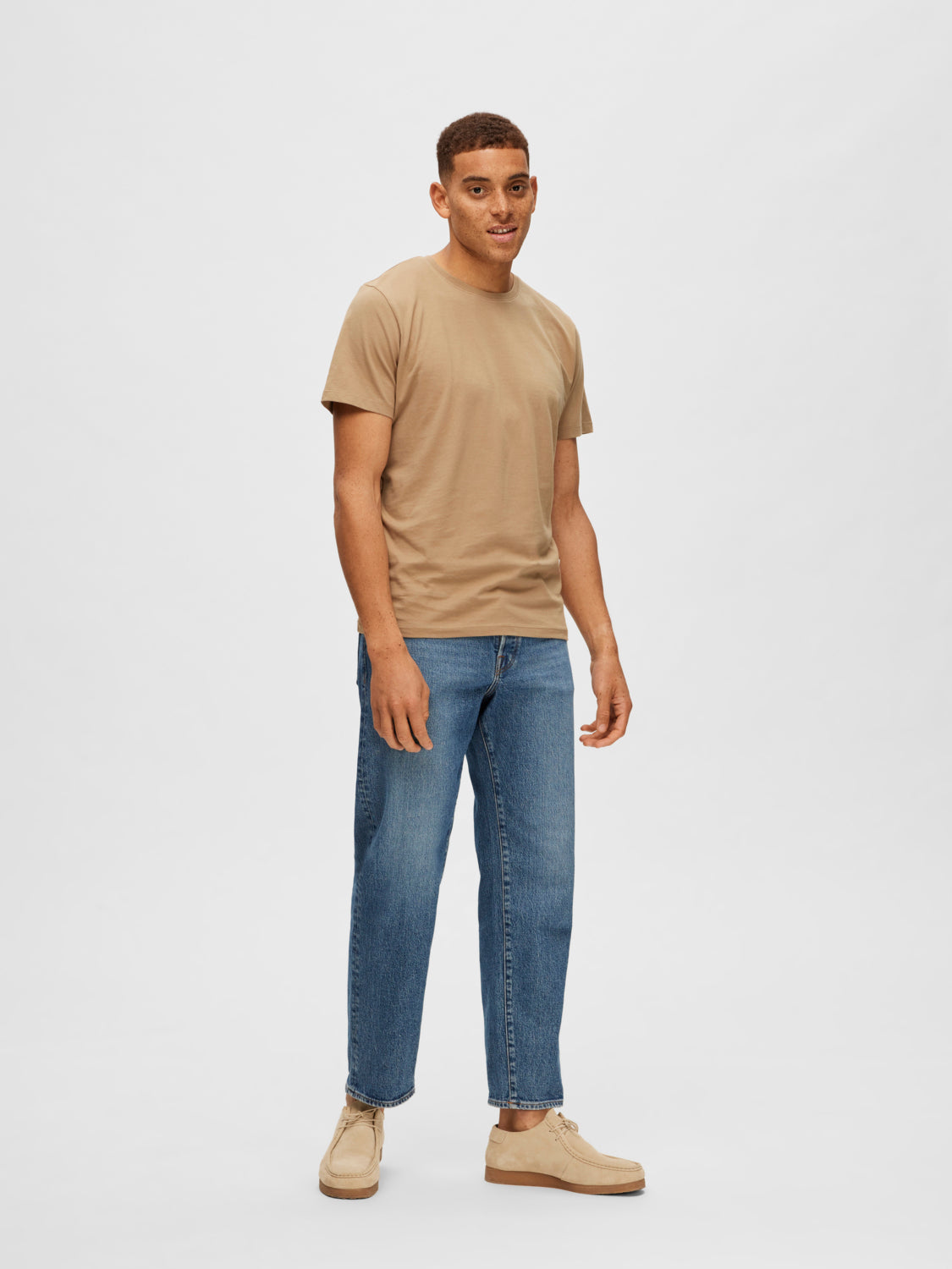 SELECTED HOMME - ASPEN T-Shirt - Kelp