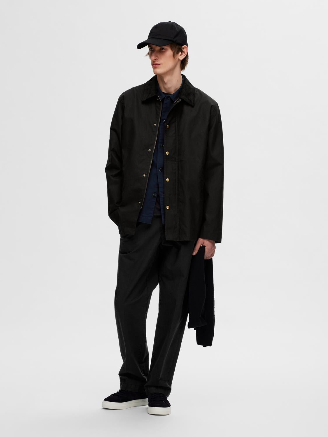 Walter Oilskin Jakke - Black