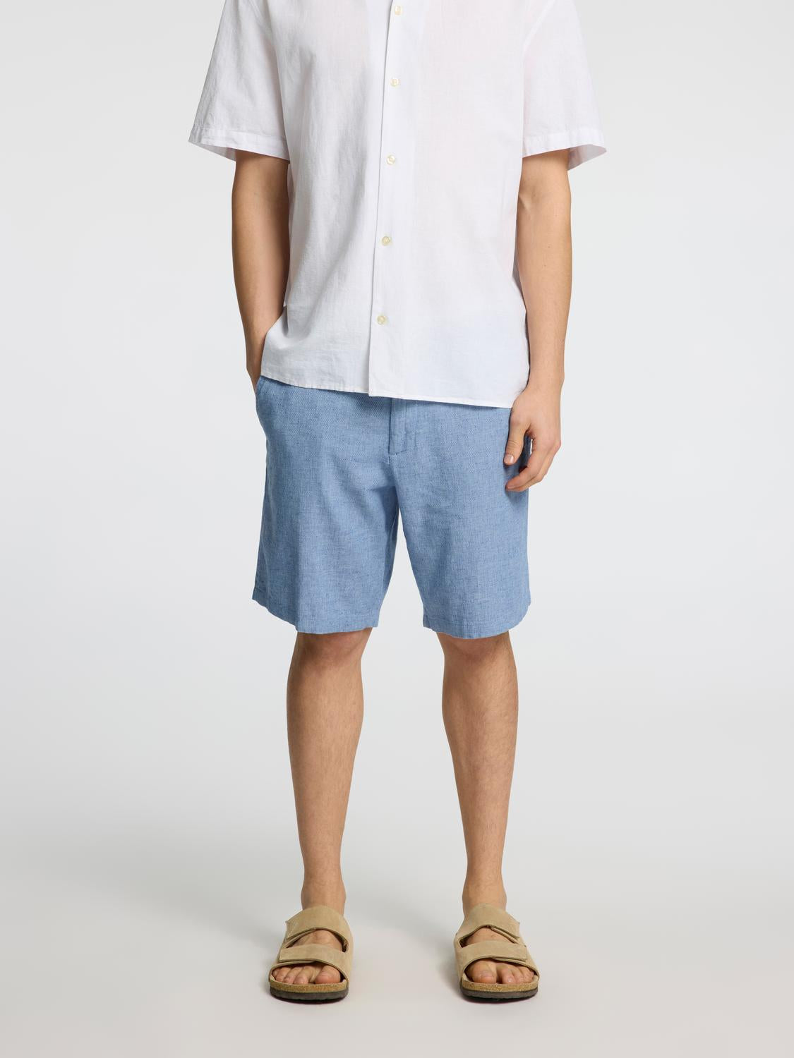 Regular Brody Shorts - Blå/ Cashmere Blue