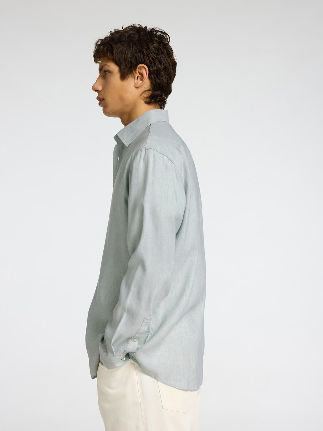 Regular Leo Skjorte - Grønn/ Iceberg Green