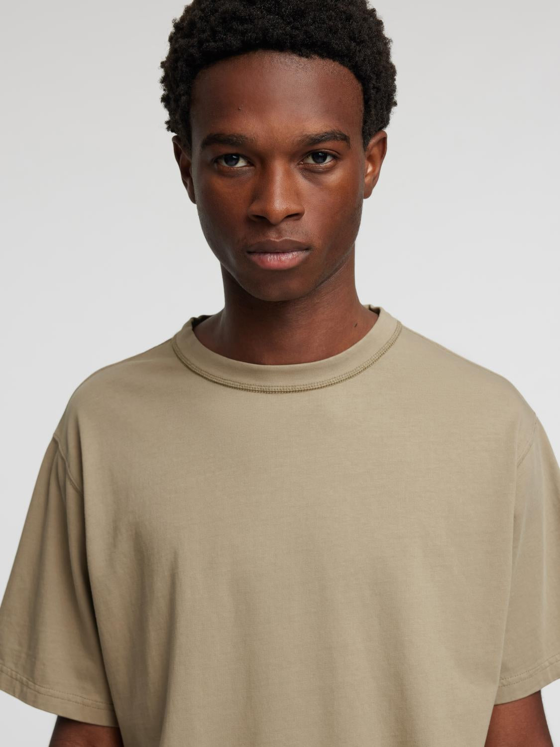 Annarr Ro T-Shirt - Beige/ Weathered Teak