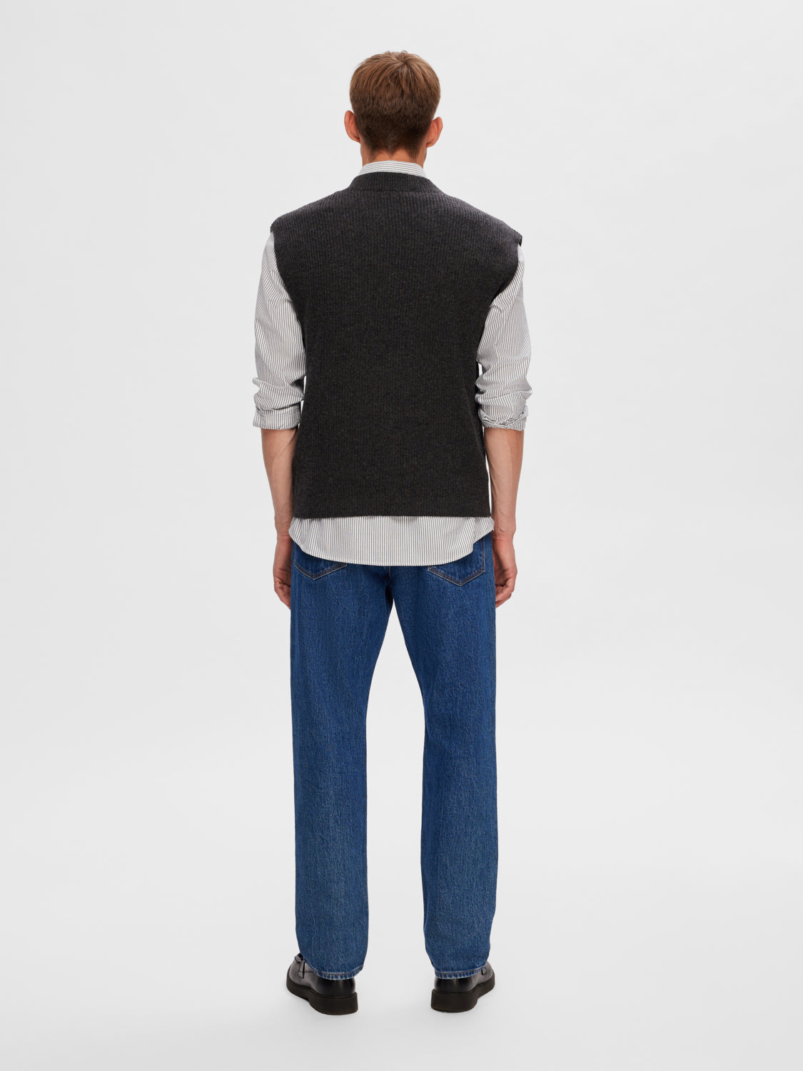 Ronn ullvest - Grå/ Charcoal Gray