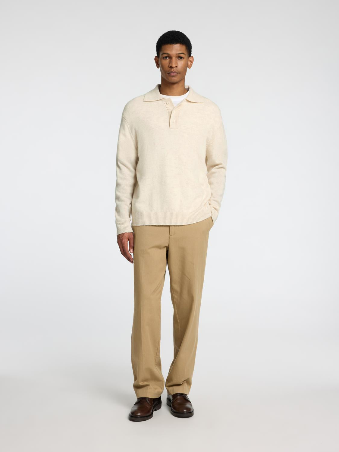 Reuben Ull Genser - Beige/ Egret