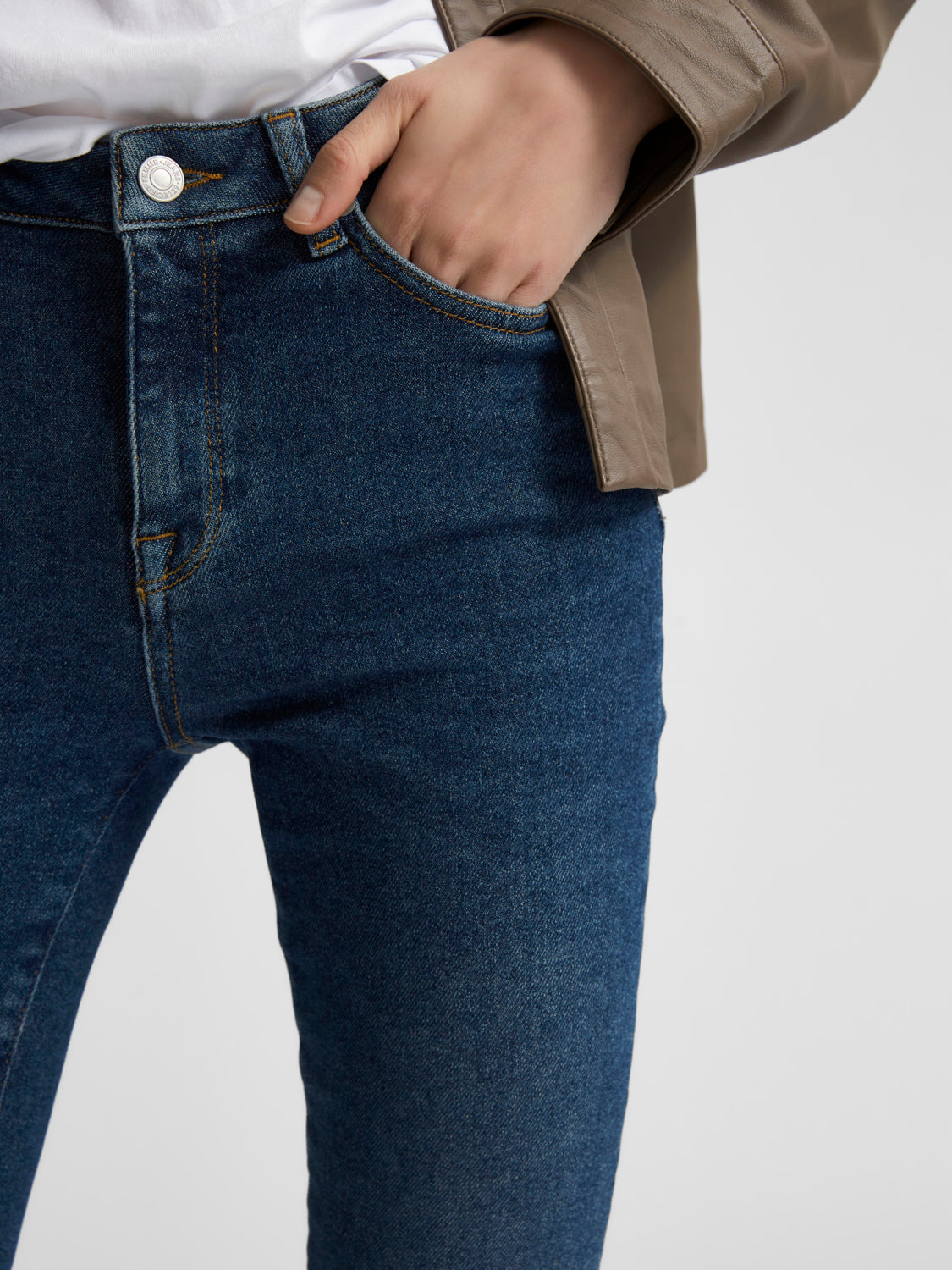 Sophia Jeans - Blå/ Dark Blue Denim