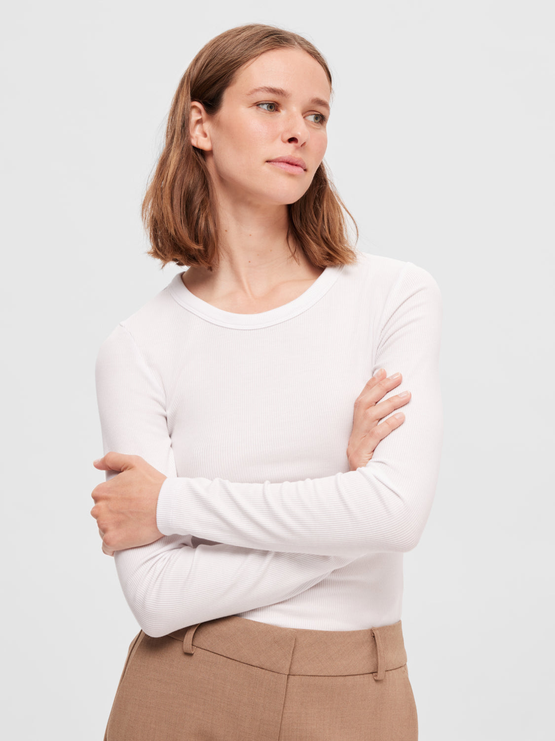 SELECTED FEMME -  DIANNA GENSER  - HVIT