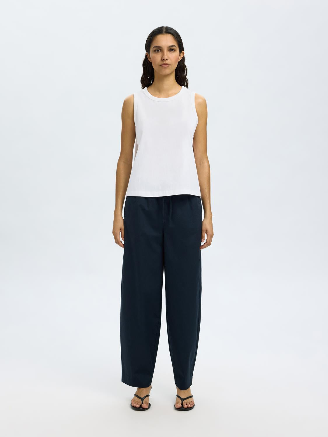 Essential Tank-Top - Hvit/ Bright White