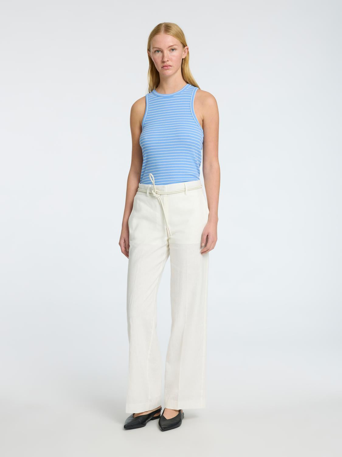 Tania Rita Dress Bukser - Hvit/ Bright White