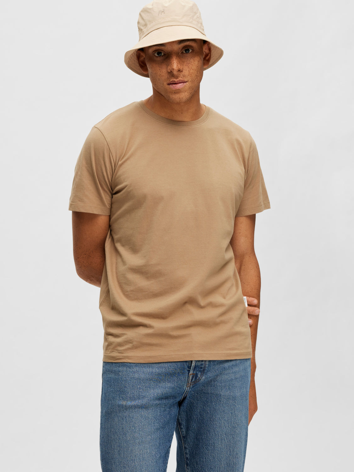 SELECTED HOMME - ASPEN T-Shirt - Kelp