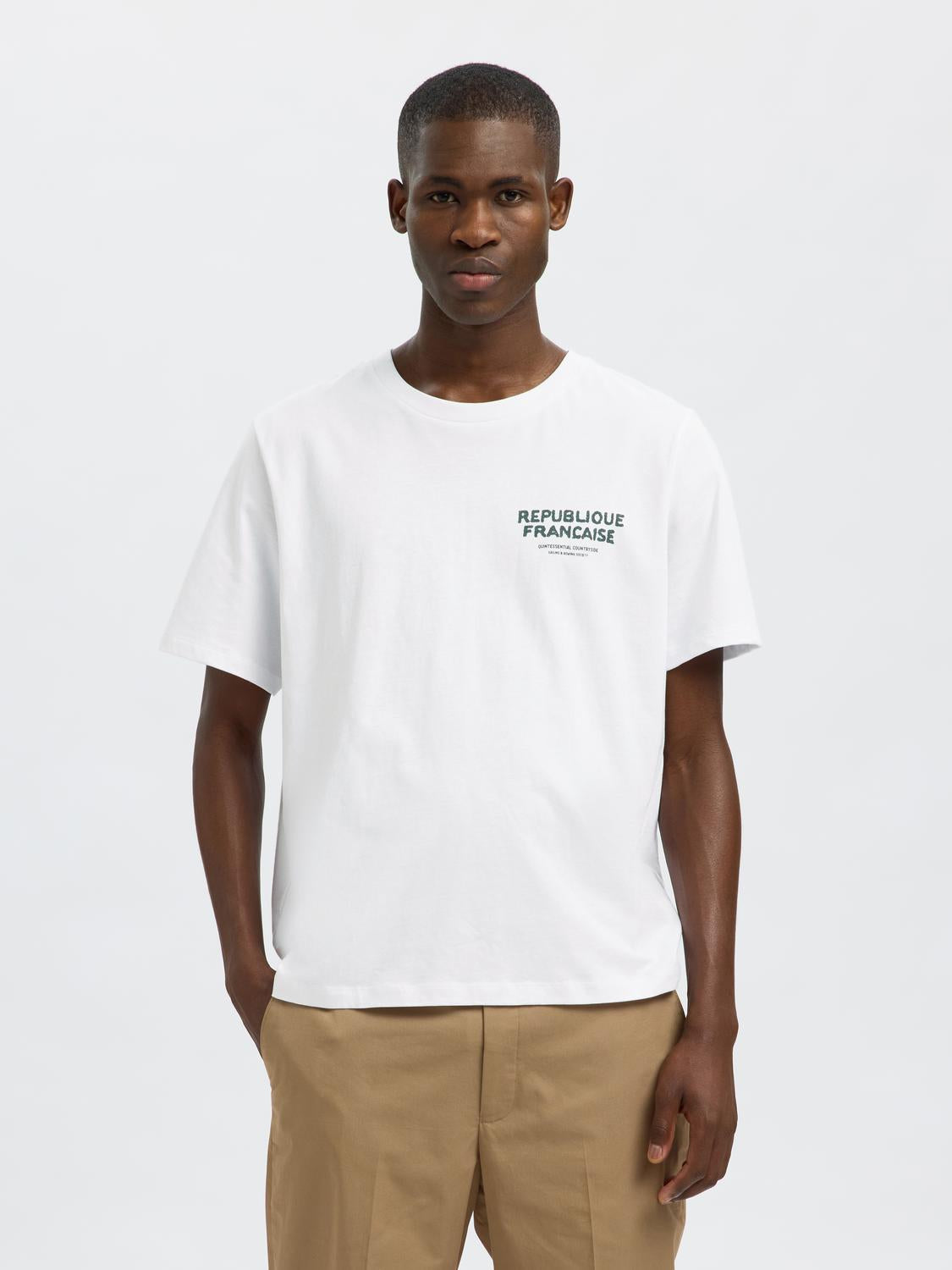 Bosma T-Shirt - Hvit/ Bright White
