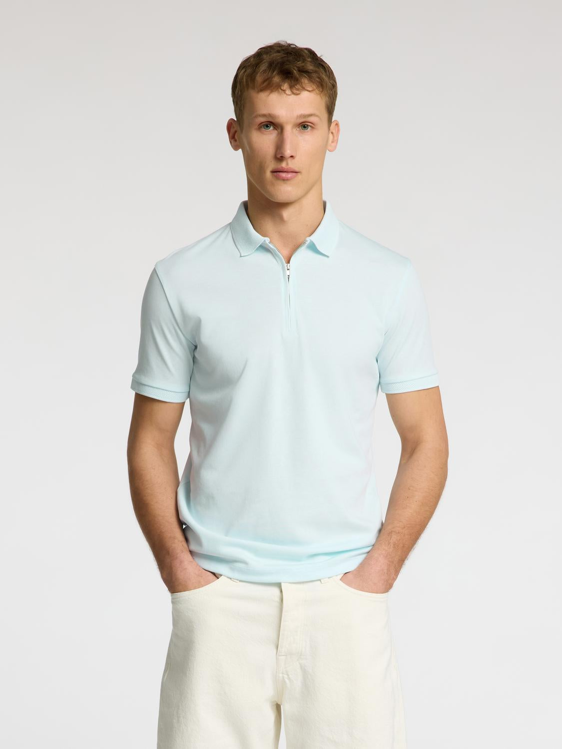 Fave Polo Skjorte - Blå/ Ice Melt
